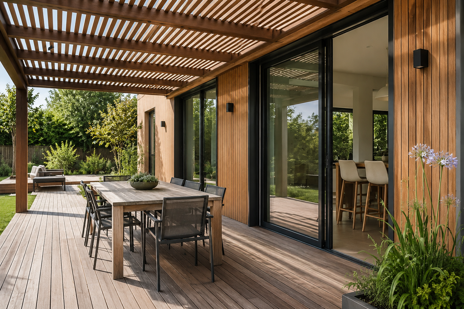Menuiserie extérieure sur mesure en bois